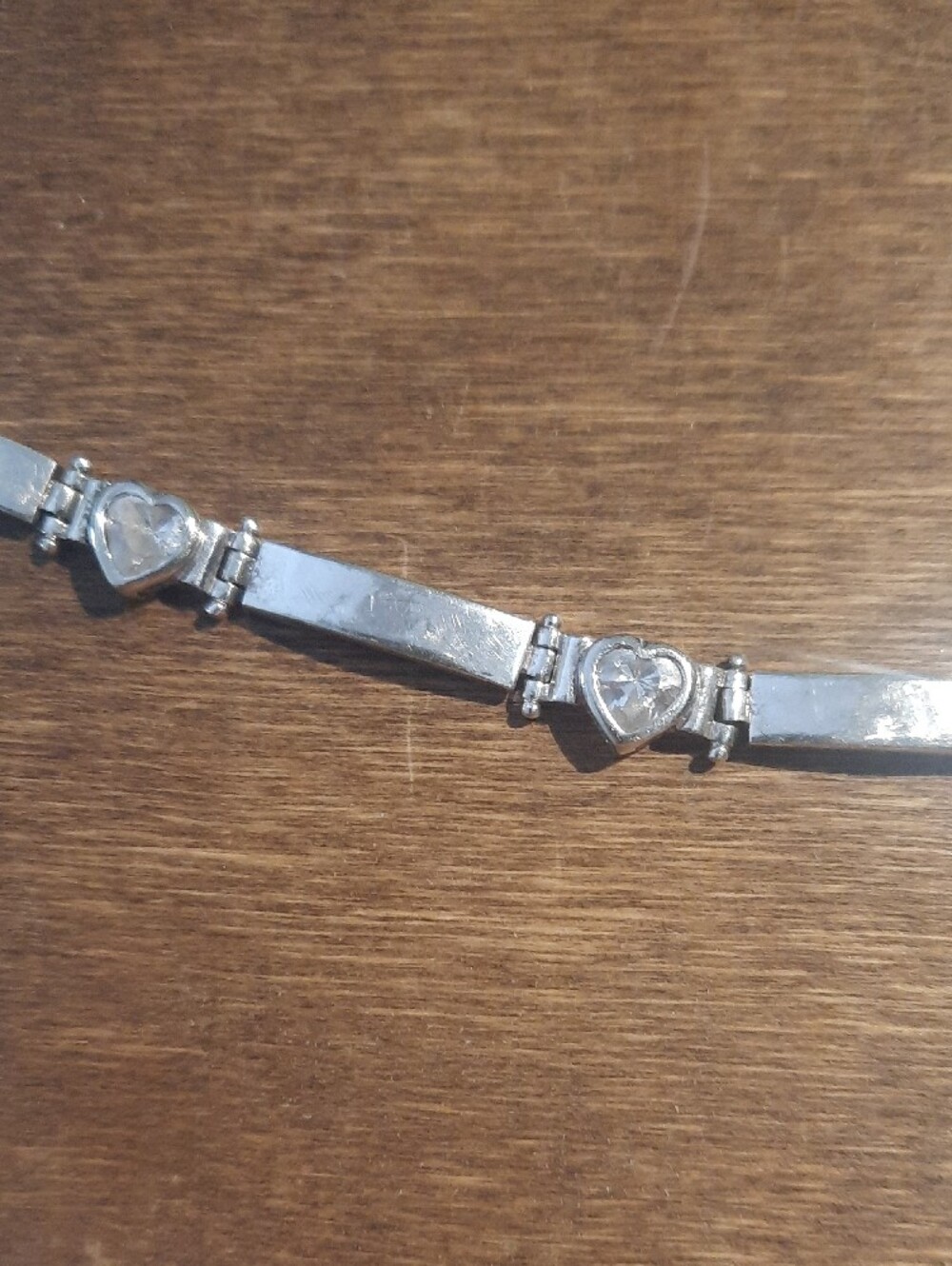 Elegant Silver Heart Link Bracelet - Women Jewelry - Picture 5 of 5